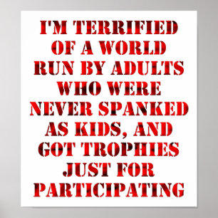 Child-like Adults Funny Poster