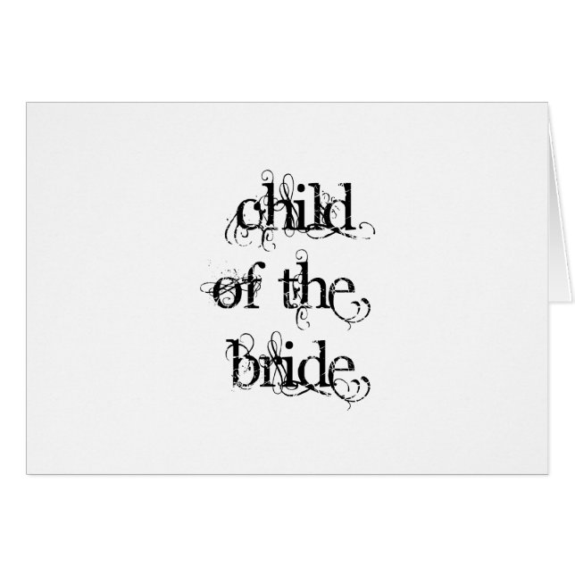 Child of the Bride (Devant horizontal)