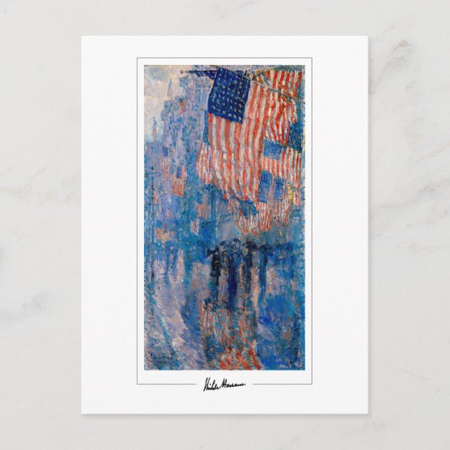 Childe Hassam #106 - Carte postale Art (Devant)