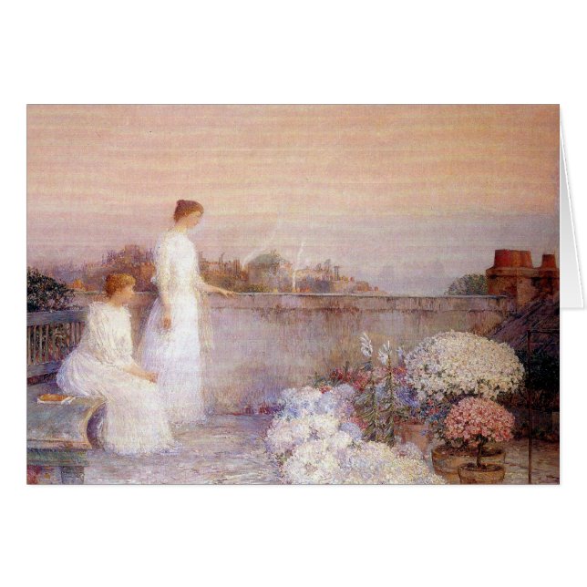 Childe Hassam - crépuscule (Devant horizontal)