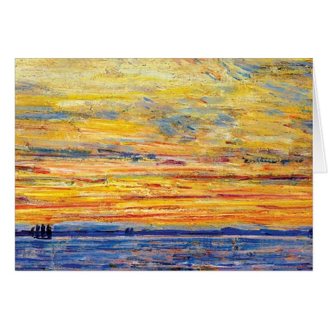 Childe Hassam - Soir (Devant horizontal)