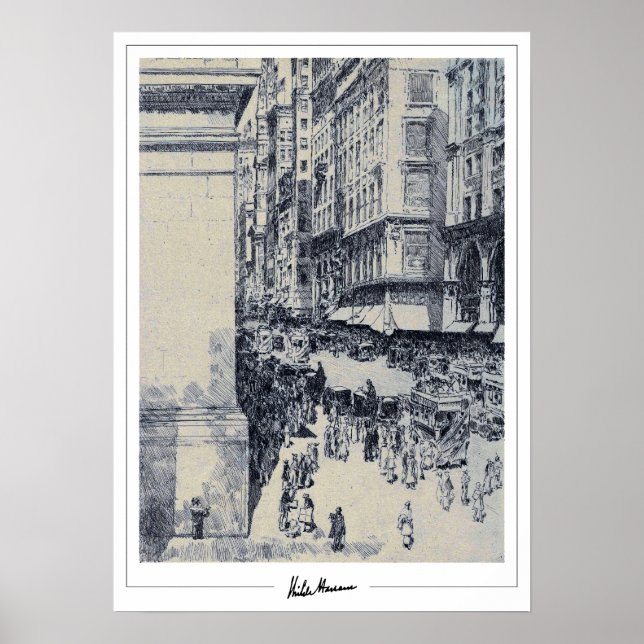 Childe Hassam Zedign Art Affiche #155-2 (Devant)