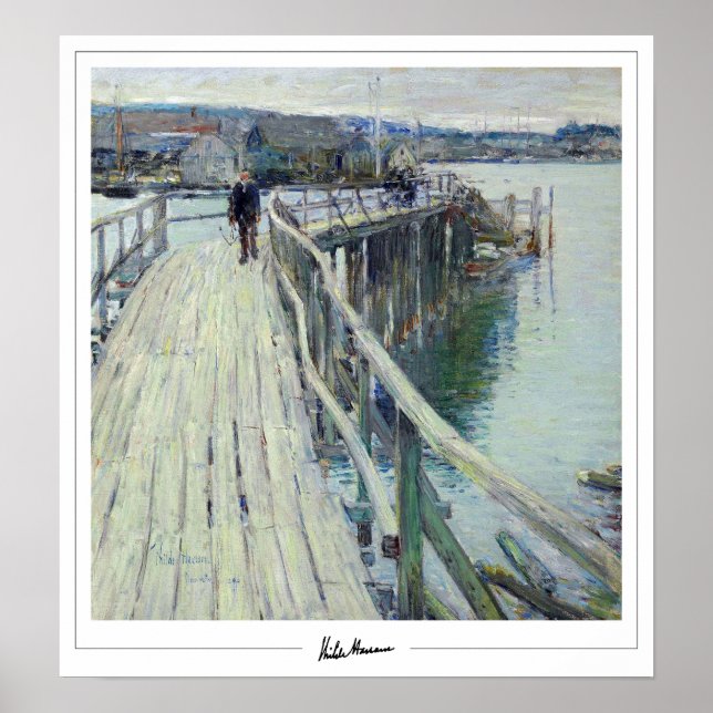 Childe Hassam Zedign Art Poster #119-2 (Devant)