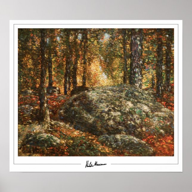 Childe Hassam Zedign Art Poster #11-2 (Devant)