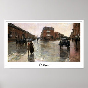 Childe Hassam Zedign Art Poster #17-2