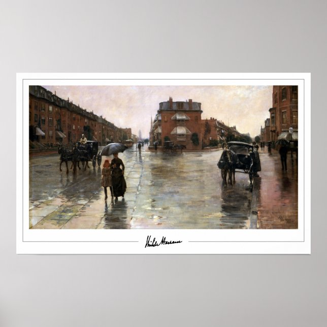 Childe Hassam Zedign Art Poster #17-2 (Devant)