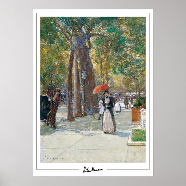 Childe Hassam Zedign Art Poster #241-2 (Devant)