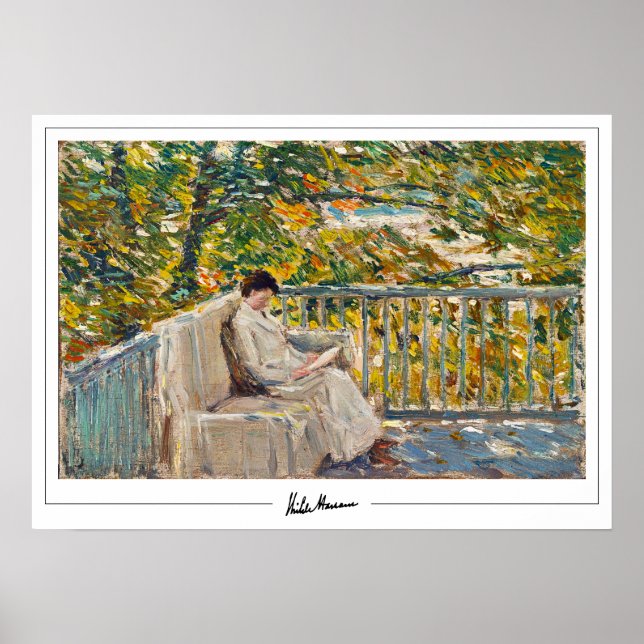 Childe Hassam Zedign Art Poster #255-2 (Devant)