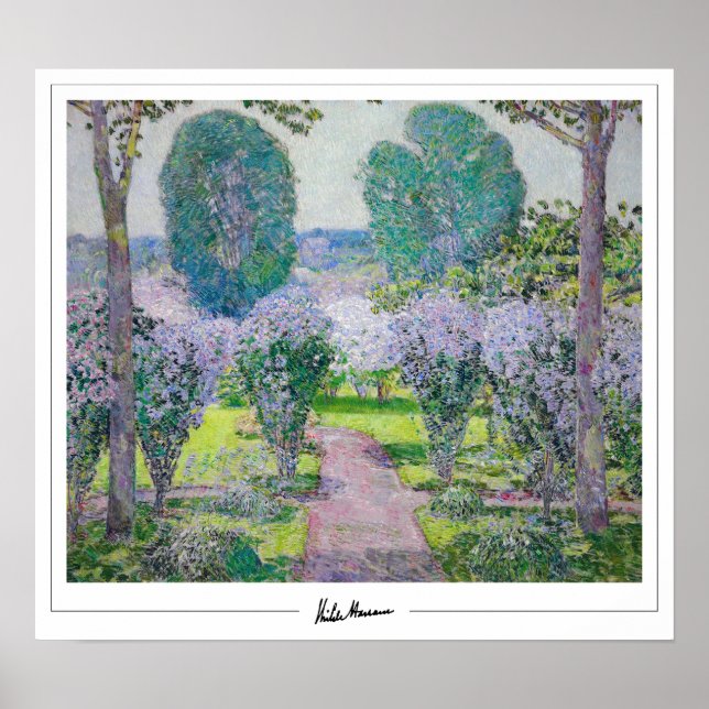 Childe Hassam Zedign Art Poster #286-2 (Devant)