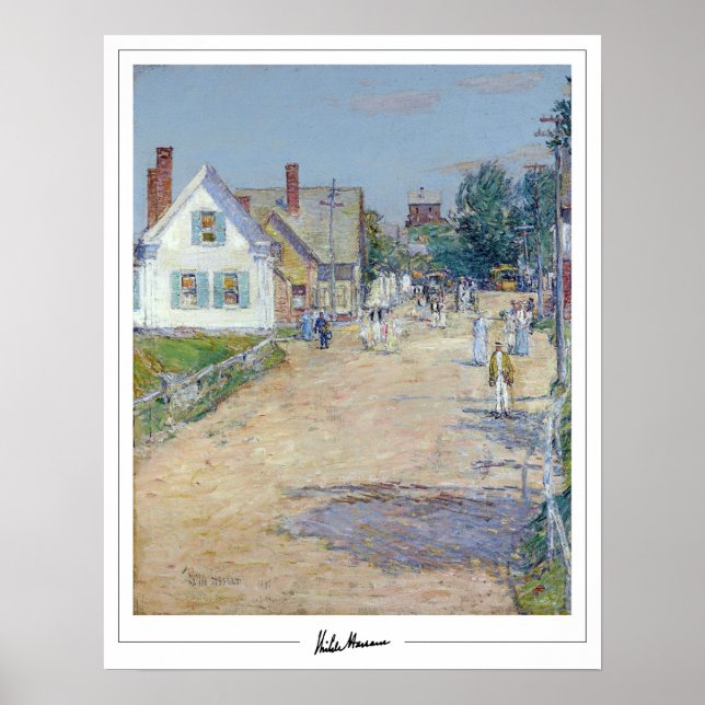 Childe Hassam Zedign Art Poster #36 (Devant)