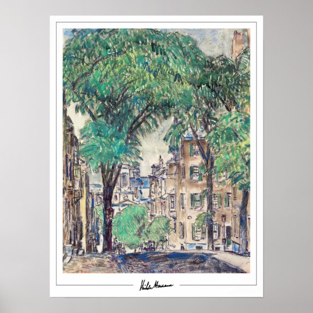 Childe Hassam Zedign Art Poster #375 (Devant)