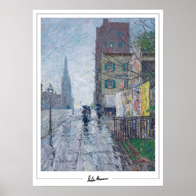Childe Hassam Zedign Art Poster #378-2 (Devant)