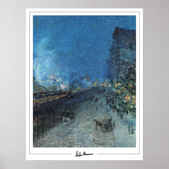 Childe Hassam Zedign Art Poster #437-2 (Devant)