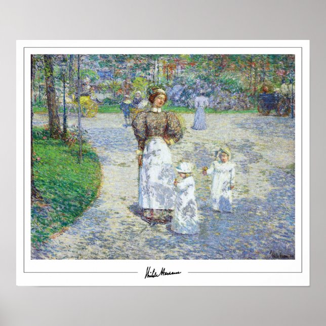 Childe Hassam Zedign Art Poster #448 (Devant)