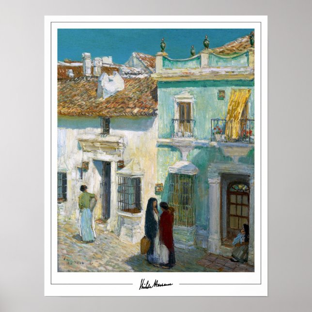 Childe Hassam Zedign Art Poster #450-2 (Devant)
