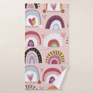 Childish seamless pattern with abstract hand drawn