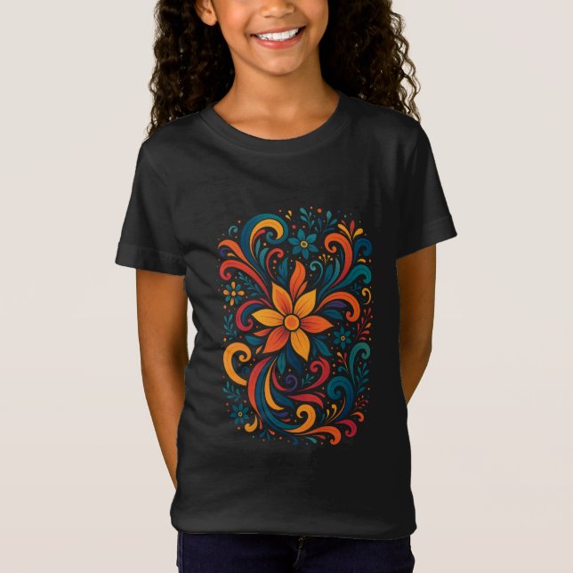 Children's T-shirt with a wonderful" design, beaut (Devant)