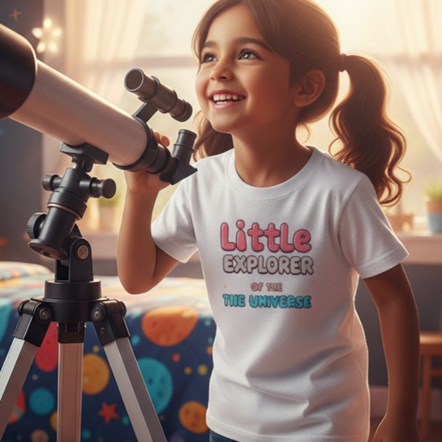 children's t-shirts with text, little explorer  (Créateur téléchargé)
