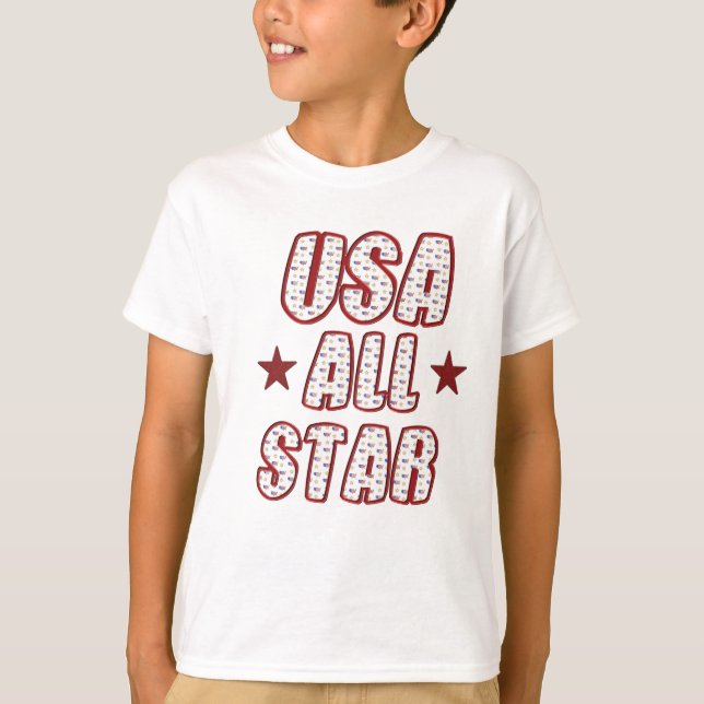 CHILDS USA T-SHIRT TOUS ÉTOILES (Devant)