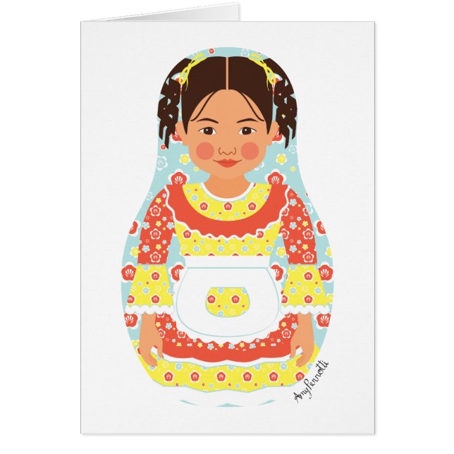 Chilean Matryoshka Card (Devant)