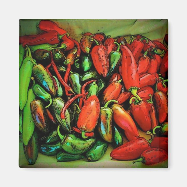Chili Peppers Magnet (Devant)