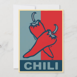 Chili rouge et bleu