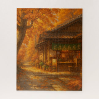 Chill autumn cafe jigsaw puzzle
