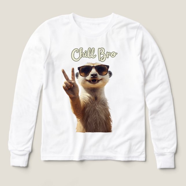 Chill Bro – Sweatshirt Drôle de Paresseux (Motif recto)