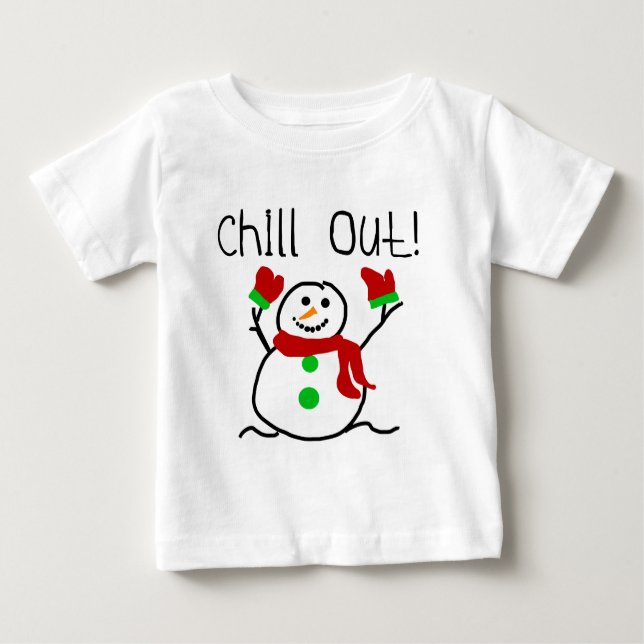 Chill Out Snowman Tshirts et cadeaux (Devant)