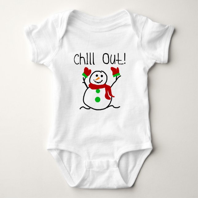 Chill Out Snowman Tshirts et cadeaux (Devant)