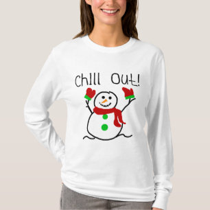 Chill Out Snowman Tshirts et cadeaux