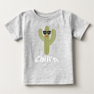 Chill'n Cactus Design - Baby Fine Jersey T-Shirt