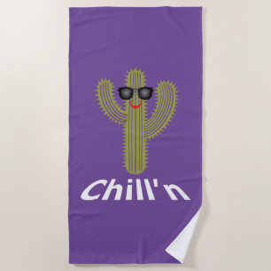 Chill'n Cactus Design - Serviette de plage