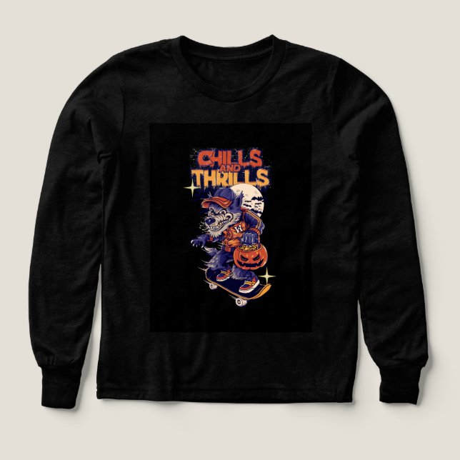 Chills & Thrills Graphic T-Shirt - Saison Éffrayan (Motif recto)
