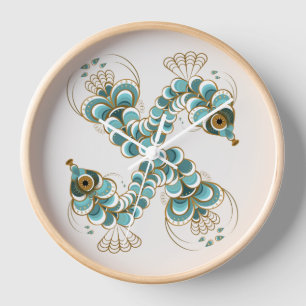 Chimera - Horloge encadrée en bois de cheval de me