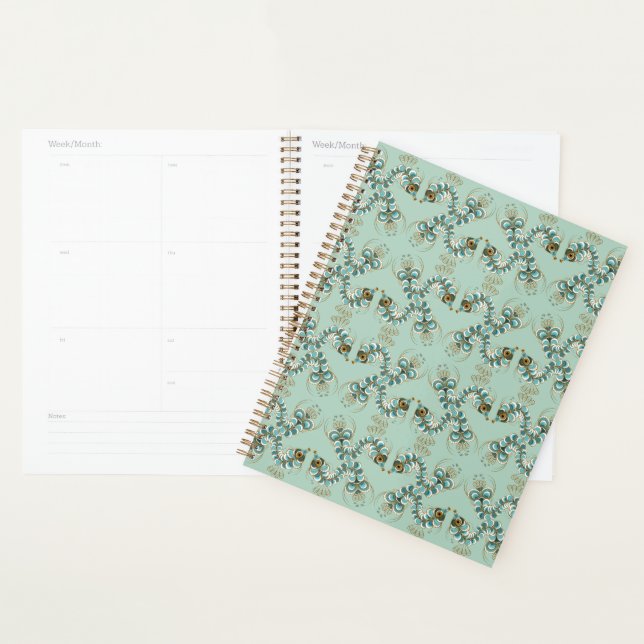 Chimera - Peacock Seahorse Planner (Devant avec enveloppe)