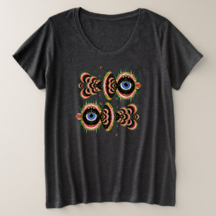 Chimera - Poisson Oiseau Plus Taille T-shirt femme