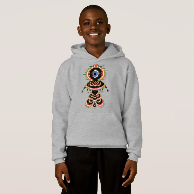 Chimera - Poisson Oiseaux Enfants Unisex Pullover  (Devant entier)