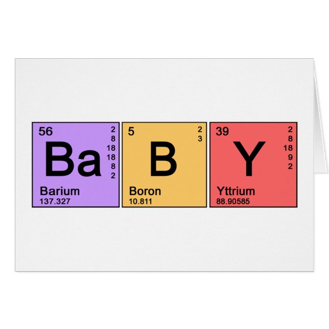 Chimie bébé (Devant horizontal)
