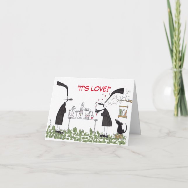 Chimie Carte Saint Valentin (Devant)