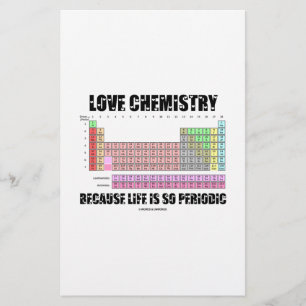 Chimie D'Amour Parce Que La Vie Est Si Périodique