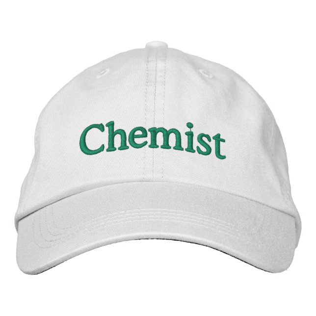 Chimiste - casquette scientifique (Devant)