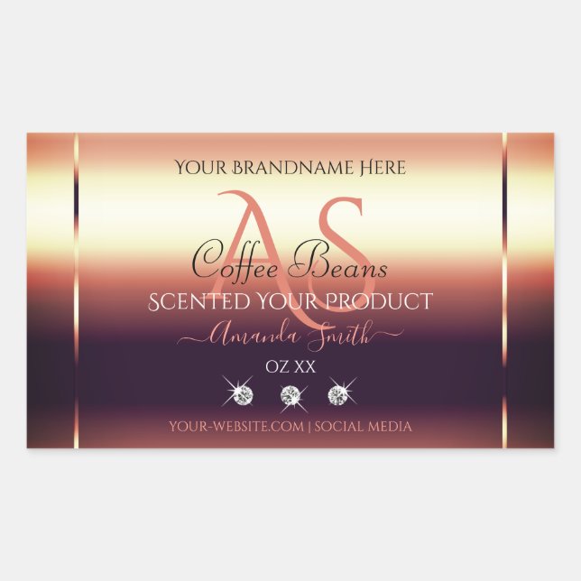 Chimmery Rouge Brown Produit Étiquettes Bijoux Ini (Devant)