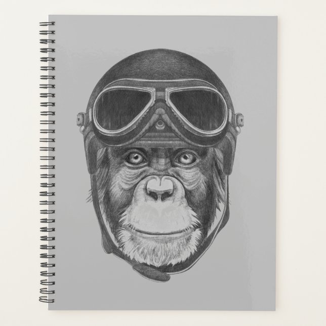 Chimpanzé du casque vintage (Devant)