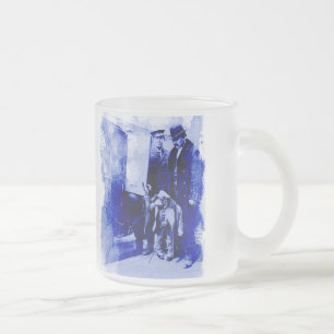 Chimpanzé vintage Mug en verre dépoli