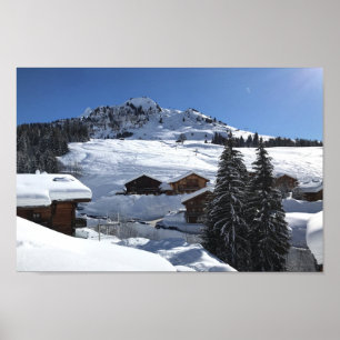 Chinaillon, Haute-Savoie, affiche des Alpes franç
