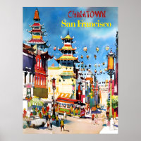 Chinatown, San Francisco Poster