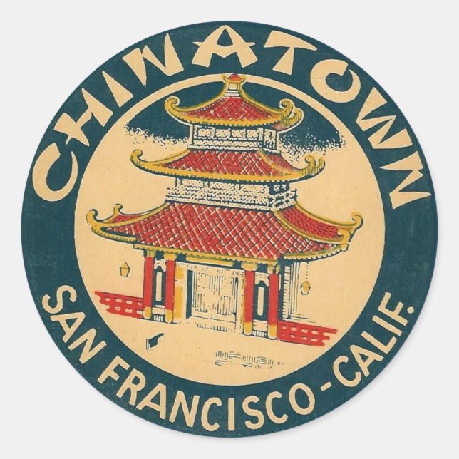 Chinatown, San Francisco - Stickers (Devant)