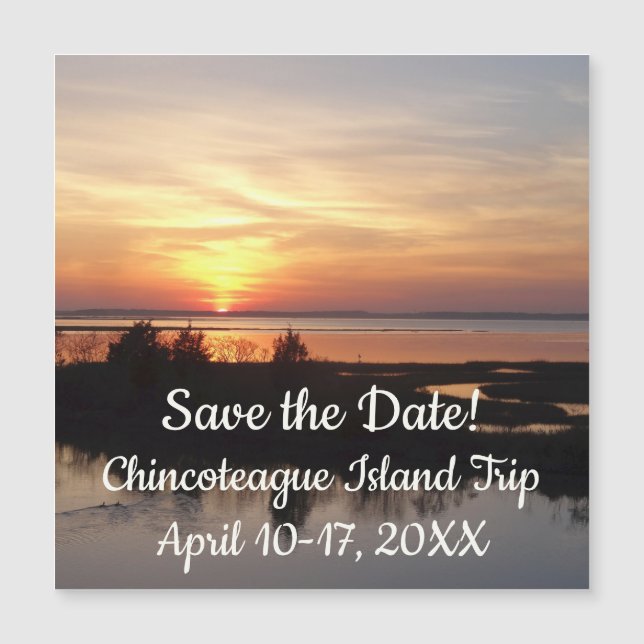 Chincoteague Sunset II Virginia Paysage (Devant)