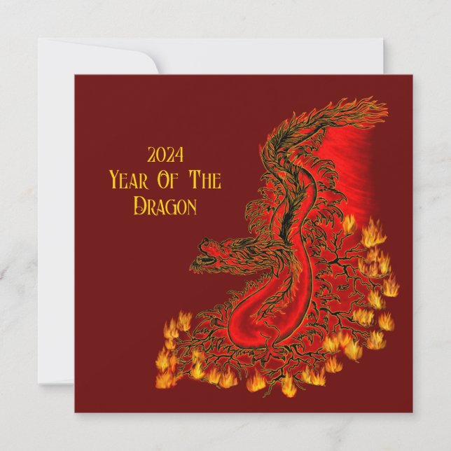 Chine Dragon, 2024 Année Du Dragon (Devant)